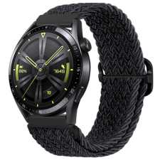 BSTRAP Braid Nylon szíj Samsung Galaxy Watch Active 2 40/44mm, black okosóra kellék