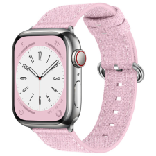 BSTRAP Denim szíj Apple Watch 38/40/41mm, pink okosóra kellék