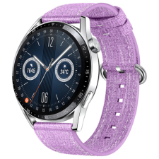 BSTRAP Denim szíj Huawei Watch GT2 42mm, purple okosóra kellék