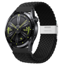 BSTRAP Elastic Nylon 2 szíj Samsung Galaxy Watch 3 41mm, black okosóra kellék