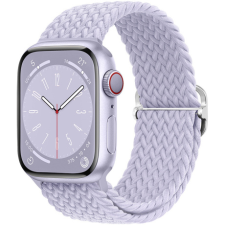 BSTRAP Elastic Nylon szíj Apple Watch 38/40/41mm, misty purple okosóra kellék