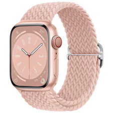 BSTRAP Elastic Nylon szíj Apple Watch 42/44/45mm, creamy pink okosóra kellék