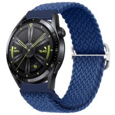 BSTRAP Elastic Nylon szíj Samsung Galaxy Watch 3 41mm, cold blue okosóra kellék