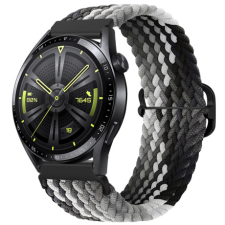 BSTRAP Elastic Nylon szíj Xiaomi Watch S1 Active, black qiao okosóra kellék