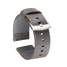 BSTRAP Fine Leather szíj Samsung Galaxy Watch 42mm, gray okosóra kellék