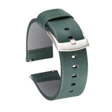 BSTRAP Fine Leather szíj Samsung Gear S3, green okosóra kellék