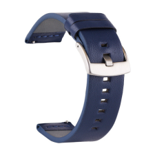 BSTRAP Fine Leather szíj Xiaomi Haylou Solar LS05, blue okosóra kellék