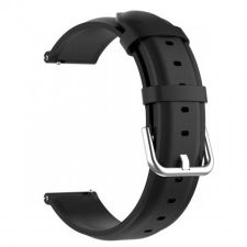 BSTRAP Garmin Vivoactive 3 Leather Lux szíj, black okosóra kellék