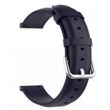 BSTRAP Garmin Vivoactive 4 Leather Lux szíj, navy blue okosóra kellék