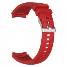 BSTRAP Huawei Watch 3 / 3 Pro Silicone Davis szíj, Dark red okosóra kellék