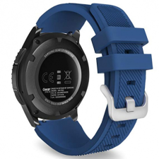 BSTRAP Huawei Watch 3 / 3 Pro Silicone Sport szíj, Dark Blue okosóra kellék