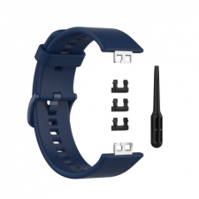 BSTRAP Huawei Watch Fit Silicone szíj, Dark Blue óraszíj