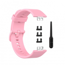BSTRAP Huawei Watch Fit Silicone szíj, Sand Pink okosóra kellék