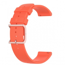 BSTRAP Huawei Watch GT2 42mm Silicone Rain szíj, orange okosóra kellék