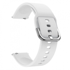 BSTRAP Huawei Watch GT2 42mm Silicone v2 szíj, White okosóra kellék
