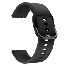 BSTRAP Huawei Watch GT3 42mm Silicone v2 szíj, Black óraszíj