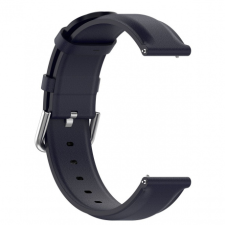 BSTRAP Huawei Watch GT3 46mm Leather Lux szíj, navy blue okosóra kellék