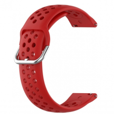 BSTRAP Huawei Watch GT 42mm Silicone Dots szíj, red okosóra kellék