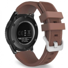 BSTRAP Huawei Watch GT 42mm Silicone Sport szíj, Brown okosóra kellék