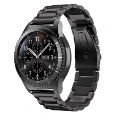 BSTRAP Huawei Watch GT 42mm Stainless Steel szíj, Black okosóra kellék