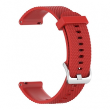 BSTRAP Huawei Watch GT/GT2 46mm Silicone Land szíj, Red okosóra kellék