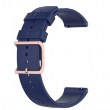 BSTRAP Huawei Watch GT/GT2 46mm Silicone Rain szíj, dark blue okosóra kellék