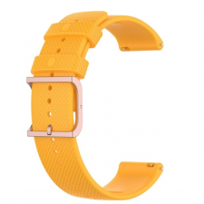 BSTRAP Huawei Watch GT/GT2 46mm Silicone Rain szíj, yellow okosóra kellék