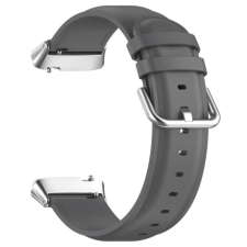 BSTRAP Leather szíj Xiaomi Redmi Watch 3 Active / Lite, gray okosóra kellék