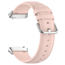 BSTRAP Leather szíj Xiaomi Redmi Watch 3 Active / Lite, sand pink okosóra kellék