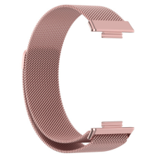 BSTRAP Milanese szíj Huawei Watch Fit 2, pink okosóra kellék