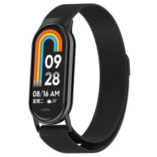 BSTRAP Milanese szíj Xiaomi Mi Band 8, black okosóra kellék