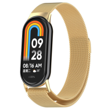BSTRAP Milanese szíj Xiaomi Mi Band 8, gold okosóra kellék