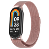 BSTRAP Milanese szíj Xiaomi Mi Band 8, rose gold