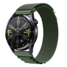 BSTRAP Nylon Loop szíj Huawei Watch 3 / 3 Pro, green okosóra kellék