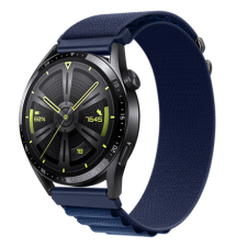 BSTRAP Nylon Loop szíj Huawei Watch GT/GT2 46mm, navy blue okosóra kellék