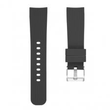 BSTRAP Samsung Galaxy Watch 3 41mm Silicone Line (Small) szíj, Black óraszíj