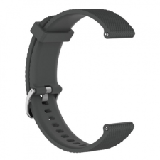 BSTRAP Samsung Galaxy Watch 3 45mm Silicone Bredon szíj, Dark Gray okosóra kellék