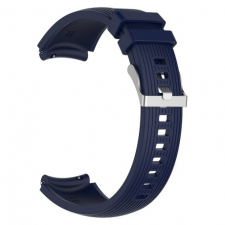 BSTRAP Samsung Galaxy Watch 3 45mm Silicone Davis szíj, Dark Blue okosóra kellék
