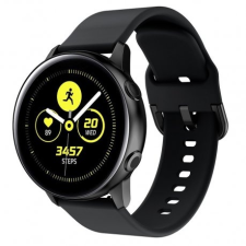 BSTRAP Samsung Galaxy Watch Active Silicone szíj, Black óraszíj