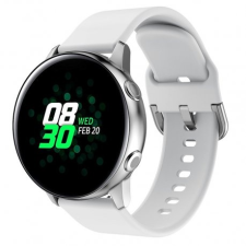 BSTRAP Samsung Galaxy Watch Active Silicone szíj, White okosóra kellék