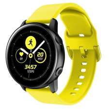 BSTRAP Samsung Galaxy Watch Active Silicone szíj, Yellow mobiltelefon kellék
