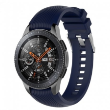BSTRAP Samsung Gear S3 Silicone Davis szíj, Dark Blue mobiltelefon kellék