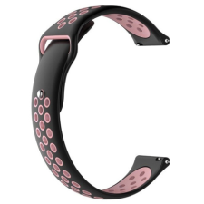 BSTRAP Silicone Sport szíj Garmin Vivoactive 5, black/pink okosóra kellék