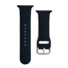 BSTRAP Silicone szíj Apple Watch 42/44/45mm, black okosóra kellék