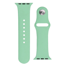 BSTRAP Silicone szíj Apple Watch 42/44/45mm, light green okosóra kellék