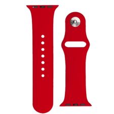 BSTRAP Silicone szíj Apple Watch 42/44/45mm, red okosóra kellék