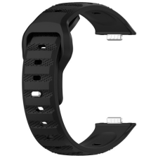 BSTRAP Silicone szíj Huawei Watch Fit 3, black okosóra kellék