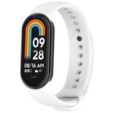 BSTRAP Silicone szíj Xiaomi Smart Band 8 / 9, white okosóra kellék