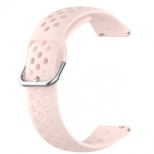 BSTRAP Xiaomi Amazfit GTR 42mm Silicone Dots szíj, pink okosóra kellék