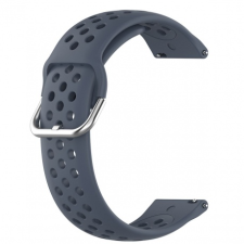 BSTRAP Xiaomi Haylou Solar LS05 Silicone Dots szíj, dark gray okosóra kellék
